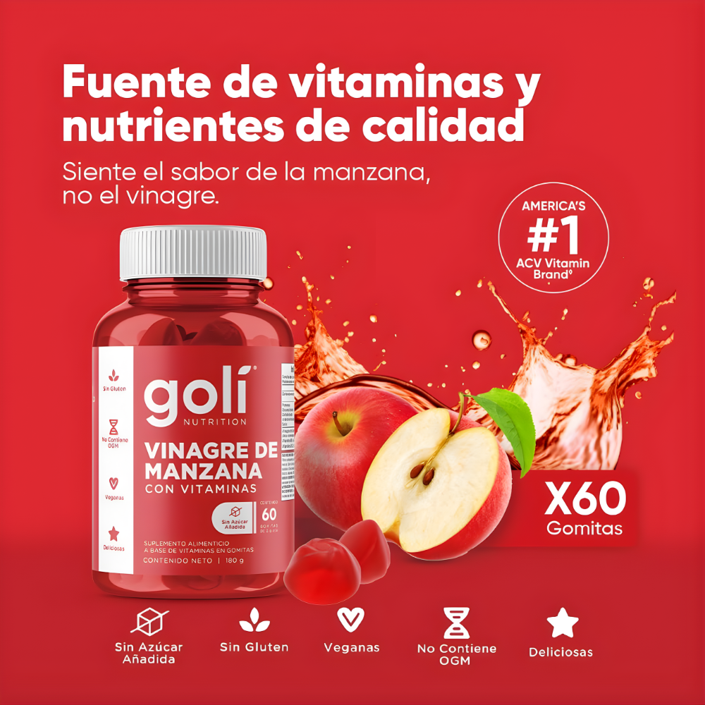 Vinagre De Manzana Gomas