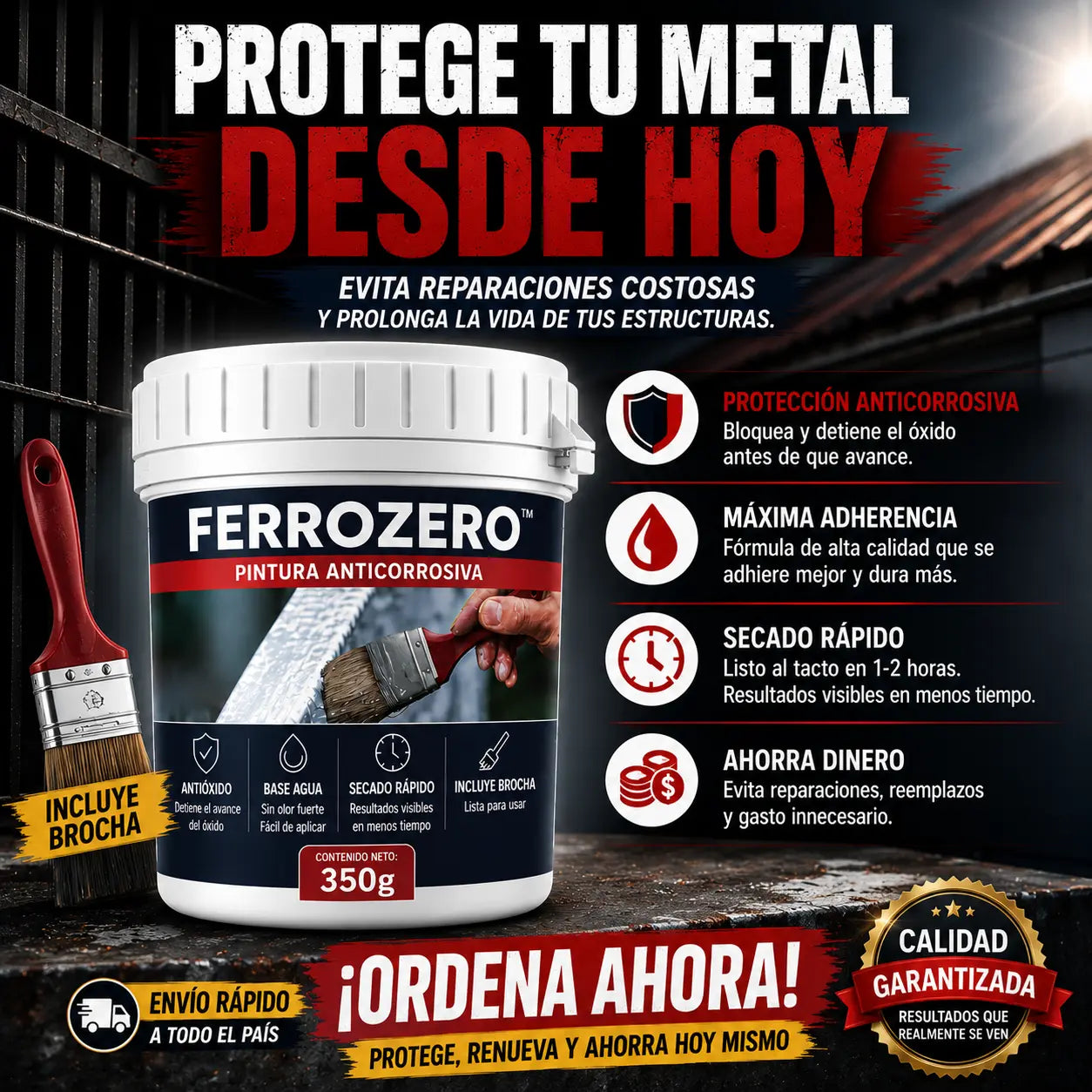 Pintura De Antioxido Anticorrosiva