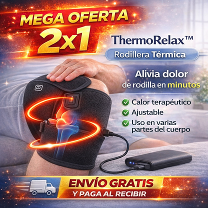 🏆 ThermoRelax –Rodillera Térmica de Calor ( 2 x 1  SOLO HOY)