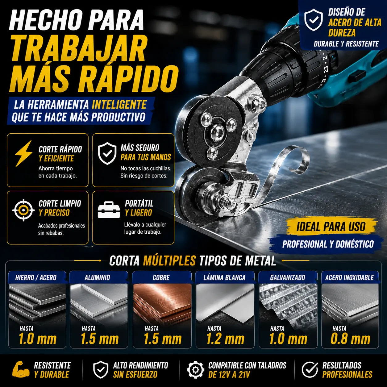 Cortador de Metal Pro