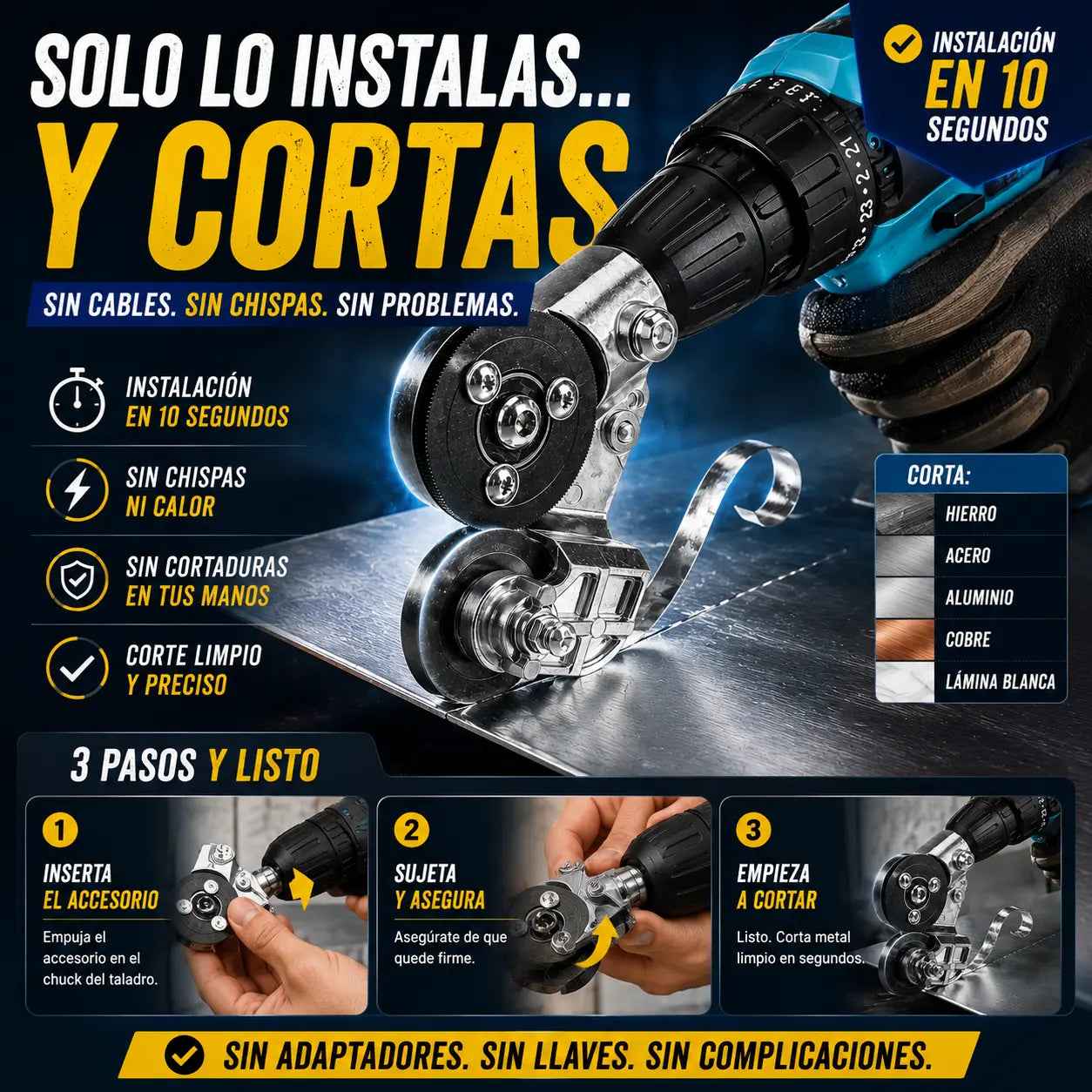 Cortador de Metal Pro