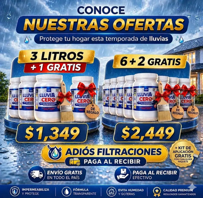 💧🚫 ADIÓS A LAS FILTRACIONES Y GOTERAS 🚫💧LLUVIA CERO