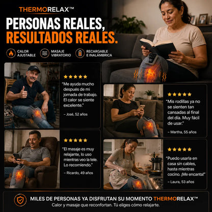 Rodillera TermoRelax -Masaje + Calor Terapéutico🦵🦵